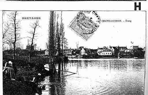 Ville de CHATELAUDREN Carte postale ancienne